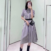 Cheap Prada Dresses Short Sleeved For Women #1061484 Replica Wholesale [$96.00 USD] [ITEM#1061484] on Replica Prada Dresses