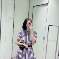 Cheap Prada Dresses Short Sleeved For Women #1061484 Replica Wholesale [$96.00 USD] [ITEM#1061484] on Replica Prada Dresses