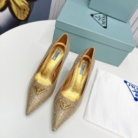 Cheap Prada High-heeled Shoes For Women #1064025 Replica Wholesale [$118.00 USD] [ITEM#1064025] on Replica Prada High-heeled Shoes