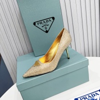 Cheap Prada High-heeled Shoes For Women #1064025 Replica Wholesale [$118.00 USD] [ITEM#1064025] on Replica Prada High-heeled Shoes