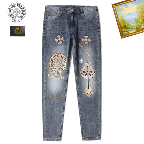 Cheap Chrome Hearts Jeans For Men #1067022 Replica Wholesale [$48.00 USD] [ITEM#1067022] on Replica Chrome Hearts Jeans