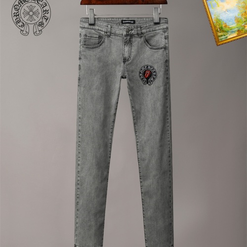 Cheap Chrome Hearts Jeans For Men #1067098 Replica Wholesale [$48.00 USD] [ITEM#1067098] on Replica Chrome Hearts Jeans