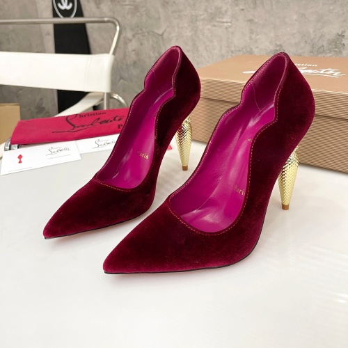 Cheap Christian Louboutin High-heeled shoes For Women #1067554 Replica Wholesale [$88.00 USD] [ITEM#1067554] on Replica Christian Louboutin High-heeled shoes