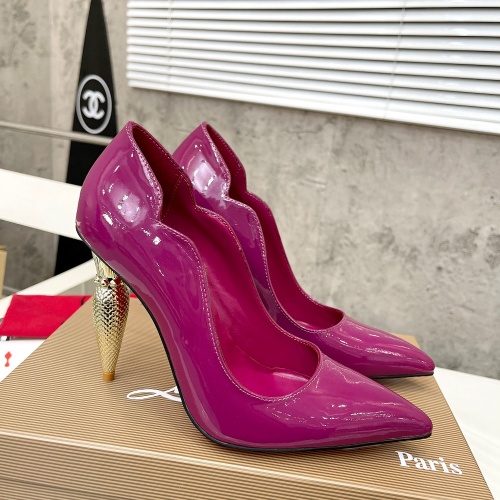 Cheap Christian Louboutin High-heeled shoes For Women #1067555 Replica Wholesale [$88.00 USD] [ITEM#1067555] on Replica Christian Louboutin High-heeled shoes