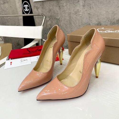 Cheap Christian Louboutin High-heeled shoes For Women #1067556 Replica Wholesale [$88.00 USD] [ITEM#1067556] on Replica Christian Louboutin High-heeled shoes