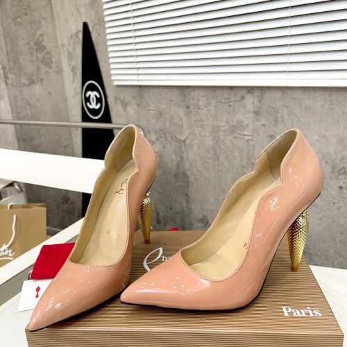 Cheap Christian Louboutin High-heeled shoes For Women #1067556 Replica Wholesale [$88.00 USD] [ITEM#1067556] on Replica Christian Louboutin High-heeled shoes