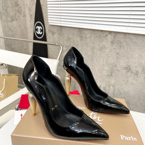 Cheap Christian Louboutin High-heeled shoes For Women #1067557 Replica Wholesale [$88.00 USD] [ITEM#1067557] on Replica Christian Louboutin High-heeled shoes