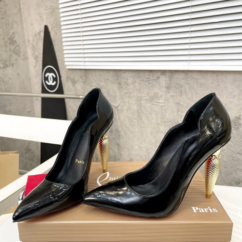 Cheap Christian Louboutin High-heeled shoes For Women #1067557 Replica Wholesale [$88.00 USD] [ITEM#1067557] on Replica Christian Louboutin High-heeled shoes