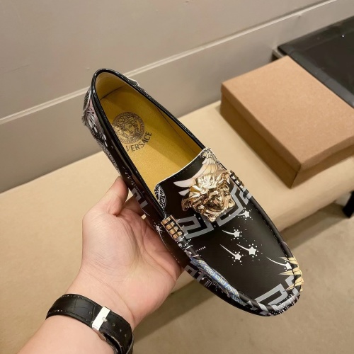 Cheap Versace Leather Shoes For Men #1067767 Replica Wholesale [$68.00 USD] [ITEM#1067767] on Replica Versace Leather Shoes