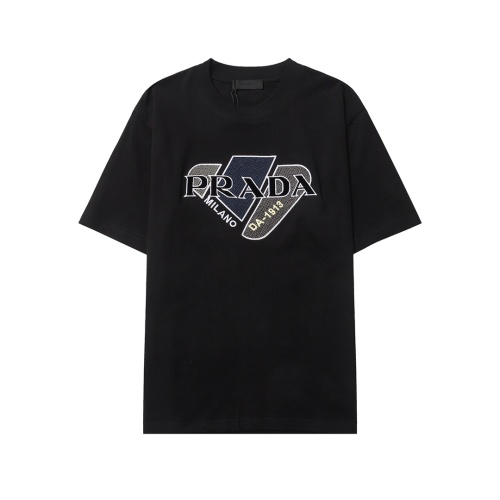 Cheap Prada T-Shirts Short Sleeved For Unisex #1068605 Replica Wholesale [$42.00 USD] [ITEM#1068605] on Replica Prada T-Shirts