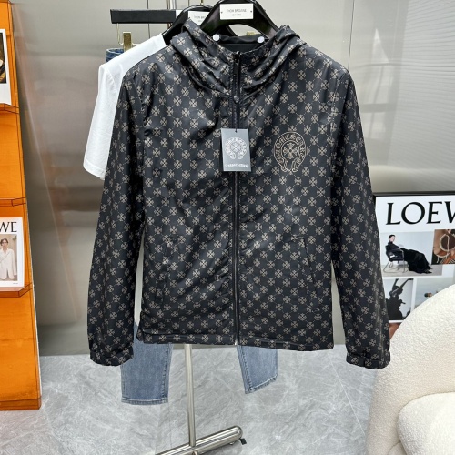 Cheap Chrome Hearts Jackets Long Sleeved For Men #1068623 Replica Wholesale [$105.00 USD] [ITEM#1068623] on Replica Chrome Hearts Jackets