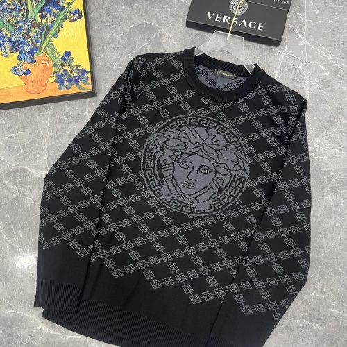 Cheap Versace Sweaters Long Sleeved For Men #1068670 Replica Wholesale [$68.00 USD] [ITEM#1068670] on Replica Versace Sweaters