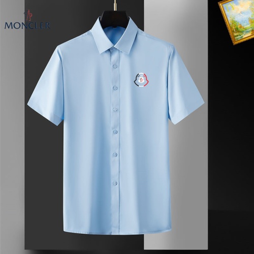 Cheap Moncler Shirts Short Sleeved For Men #1069343 Replica Wholesale [$38.00 USD] [ITEM#1069343] on Replica Moncler Shirts