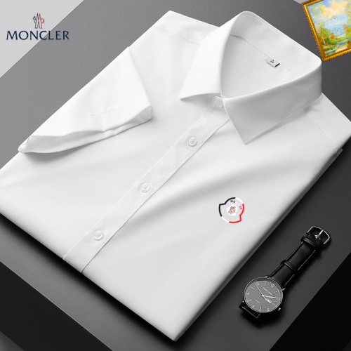 Cheap Moncler Shirts Short Sleeved For Men #1069346 Replica Wholesale [$38.00 USD] [ITEM#1069346] on Replica Moncler Shirts