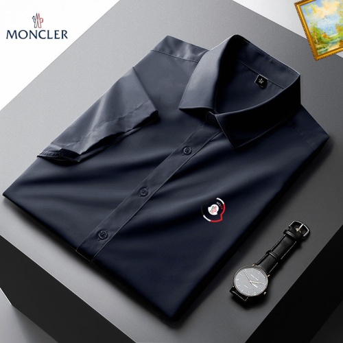 Cheap Moncler Shirts Short Sleeved For Men #1069347 Replica Wholesale [$38.00 USD] [ITEM#1069347] on Replica Moncler Shirts