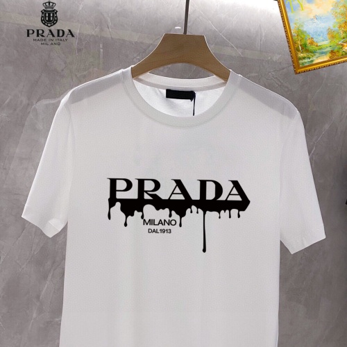 Cheap Prada T-Shirts Short Sleeved For Unisex #1069388 Replica Wholesale [$25.00 USD] [ITEM#1069388] on Replica Prada T-Shirts
