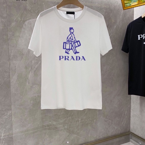 Cheap Prada T-Shirts Short Sleeved For Unisex #1069393 Replica Wholesale [$25.00 USD] [ITEM#1069393] on Replica Prada T-Shirts