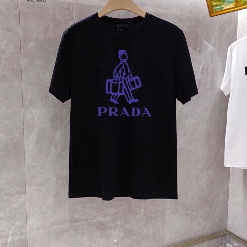Cheap Prada T-Shirts Short Sleeved For Unisex #1069395 Replica Wholesale [$25.00 USD] [ITEM#1069395] on Replica Prada T-Shirts
