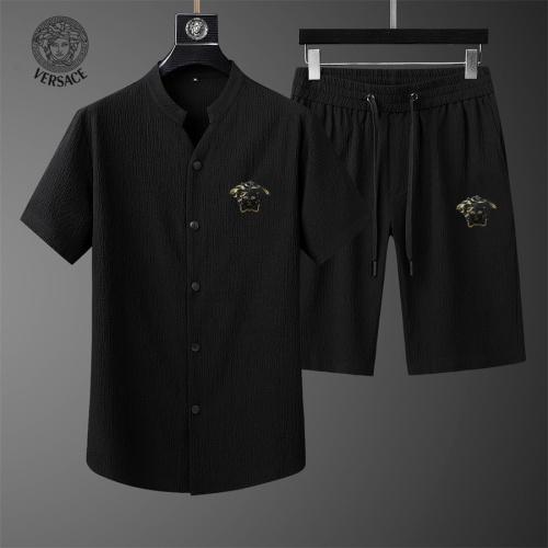 Cheap Versace Tracksuits Short Sleeved For Men #1069536 Replica Wholesale [$68.00 USD] [ITEM#1069536] on Replica Versace Tracksuits