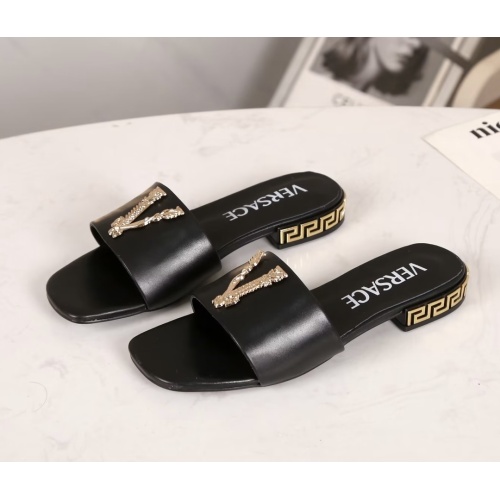 Cheap Versace Slippers For Women #1069595 Replica Wholesale [$76.00 USD] [ITEM#1069595] on Replica Versace Slippers