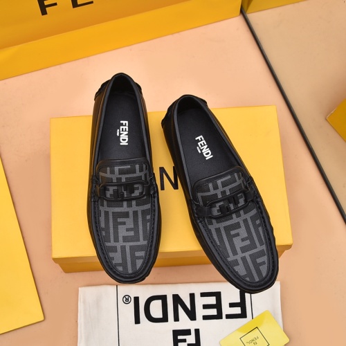 Cheap Fendi Leather Shoes For Men #1070121 Replica Wholesale [$80.00 USD] [ITEM#1070121] on Replica Fendi Leather Shoes