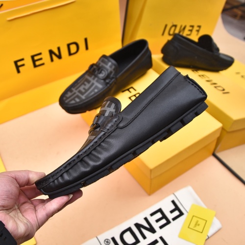 Cheap Fendi Leather Shoes For Men #1070121 Replica Wholesale [$80.00 USD] [ITEM#1070121] on Replica Fendi Leather Shoes