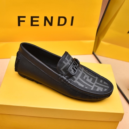 Cheap Fendi Leather Shoes For Men #1070121 Replica Wholesale [$80.00 USD] [ITEM#1070121] on Replica Fendi Leather Shoes