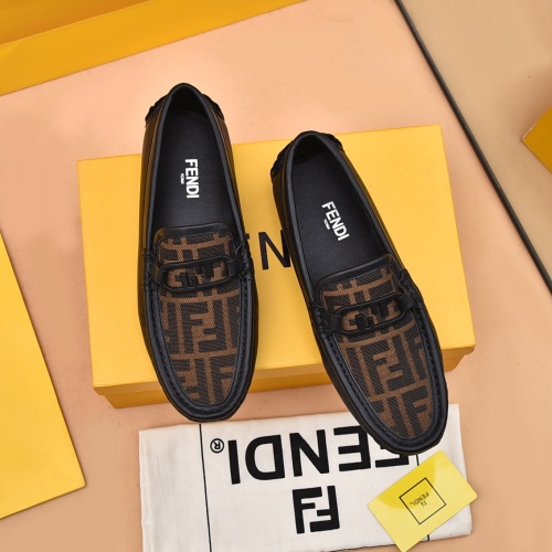 Cheap Fendi Leather Shoes For Men #1070122 Replica Wholesale [$80.00 USD] [ITEM#1070122] on Replica Fendi Leather Shoes