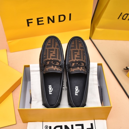 Cheap Fendi Leather Shoes For Men #1070122 Replica Wholesale [$80.00 USD] [ITEM#1070122] on Replica Fendi Leather Shoes