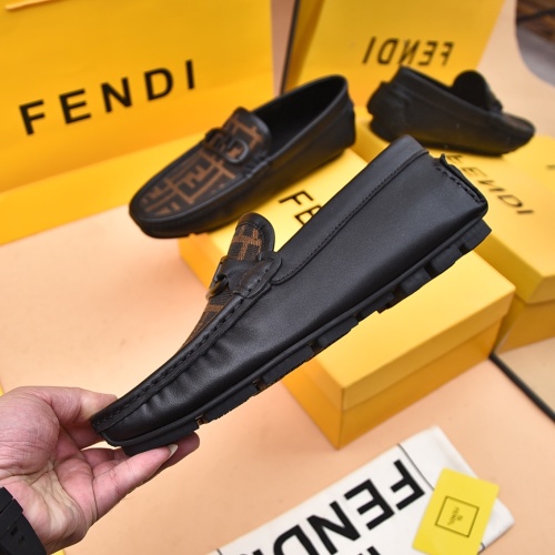 Cheap Fendi Leather Shoes For Men #1070122 Replica Wholesale [$80.00 USD] [ITEM#1070122] on Replica Fendi Leather Shoes