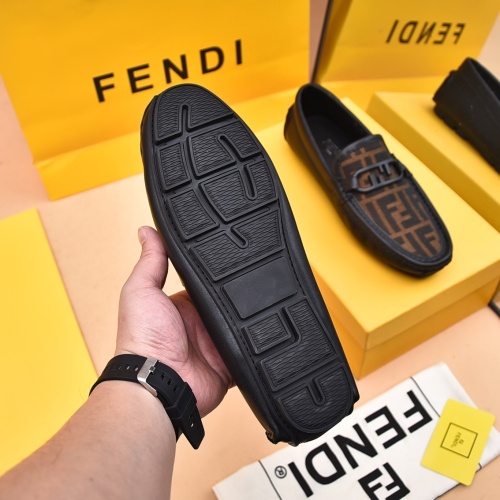 Cheap Fendi Leather Shoes For Men #1070122 Replica Wholesale [$80.00 USD] [ITEM#1070122] on Replica Fendi Leather Shoes