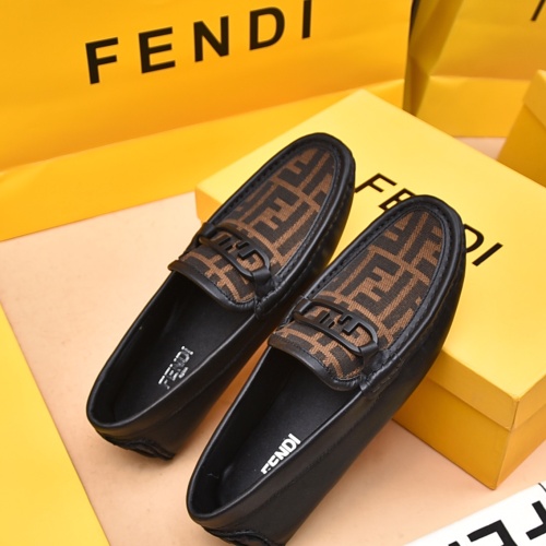 Cheap Fendi Leather Shoes For Men #1070122 Replica Wholesale [$80.00 USD] [ITEM#1070122] on Replica Fendi Leather Shoes