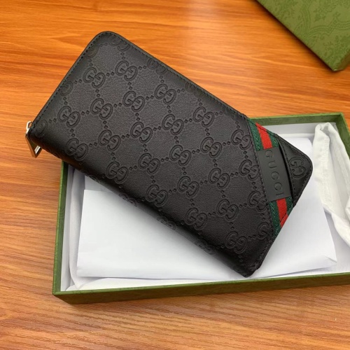 Cheap Gucci AAA Man Wallets #1070341 Replica Wholesale [$42.00 USD] [ITEM#1070341] on Replica Gucci AAA Man Wallets