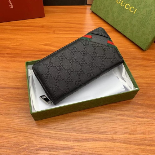 Cheap Gucci AAA Man Wallets #1070341 Replica Wholesale [$42.00 USD] [ITEM#1070341] on Replica Gucci AAA Man Wallets