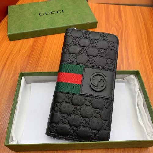 Cheap Gucci AAA Man Wallets #1070345 Replica Wholesale [$42.00 USD] [ITEM#1070345] on Replica Gucci AAA Man Wallets