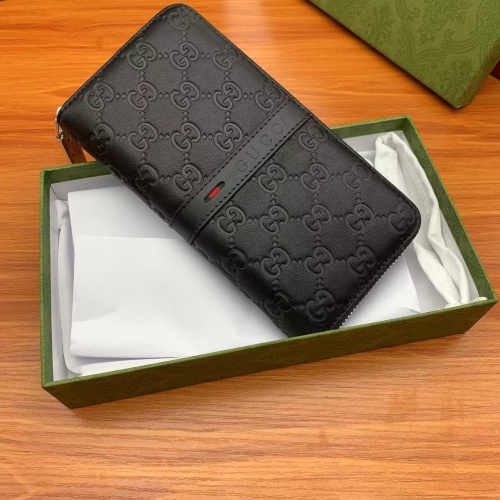 Cheap Gucci AAA Man Wallets #1070349 Replica Wholesale [$42.00 USD] [ITEM#1070349] on Replica Gucci AAA Man Wallets