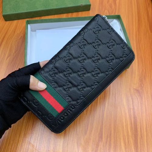 Cheap Gucci AAA Man Wallets #1070354 Replica Wholesale [$42.00 USD] [ITEM#1070354] on Replica Gucci AAA Man Wallets