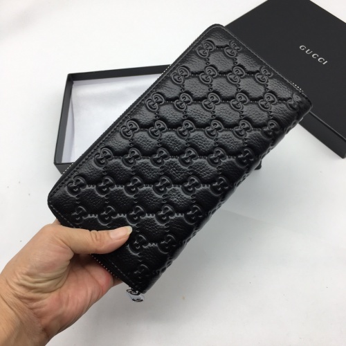 Cheap Gucci AAA Man Wallets #1070358 Replica Wholesale [$45.00 USD] [ITEM#1070358] on Replica Gucci AAA Man Wallets