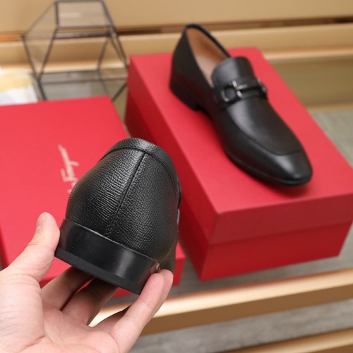 Cheap Salvatore Ferragamo Leather Shoes For Men #1070444 Replica Wholesale [$125.00 USD] [ITEM#1070444] on Replica Salvatore Ferragamo Leather Shoes