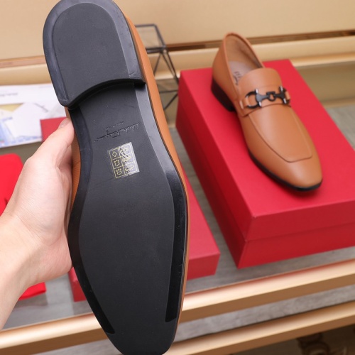 Cheap Salvatore Ferragamo Leather Shoes For Men #1070448 Replica Wholesale [$125.00 USD] [ITEM#1070448] on Replica Salvatore Ferragamo Leather Shoes
