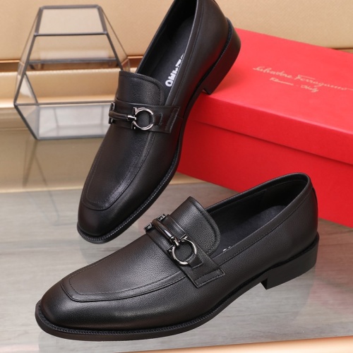 Cheap Salvatore Ferragamo Leather Shoes For Men #1070454 Replica Wholesale [$88.00 USD] [ITEM#1070454] on Replica Salvatore Ferragamo Leather Shoes