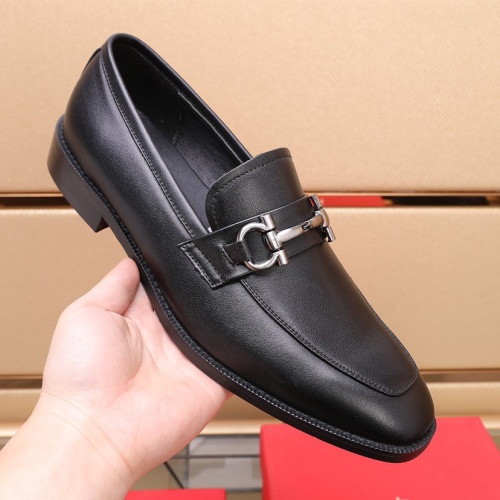 Cheap Salvatore Ferragamo Leather Shoes For Men #1070455 Replica Wholesale [$88.00 USD] [ITEM#1070455] on Replica Salvatore Ferragamo Leather Shoes