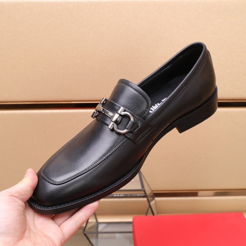 Cheap Salvatore Ferragamo Leather Shoes For Men #1070455 Replica Wholesale [$88.00 USD] [ITEM#1070455] on Replica Salvatore Ferragamo Leather Shoes