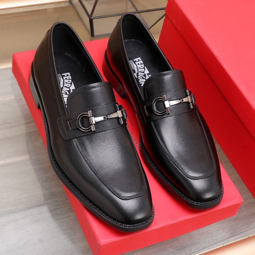 Cheap Salvatore Ferragamo Leather Shoes For Men #1070458 Replica Wholesale [$88.00 USD] [ITEM#1070458] on Replica Salvatore Ferragamo Leather Shoes