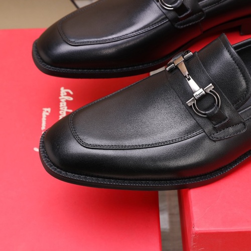 Cheap Salvatore Ferragamo Leather Shoes For Men #1070458 Replica Wholesale [$88.00 USD] [ITEM#1070458] on Replica Salvatore Ferragamo Leather Shoes