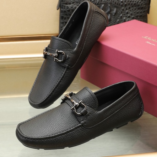 Cheap Salvatore Ferragamo Leather Shoes For Men #1070479 Replica Wholesale [$130.00 USD] [ITEM#1070479] on Replica Salvatore Ferragamo Leather Shoes