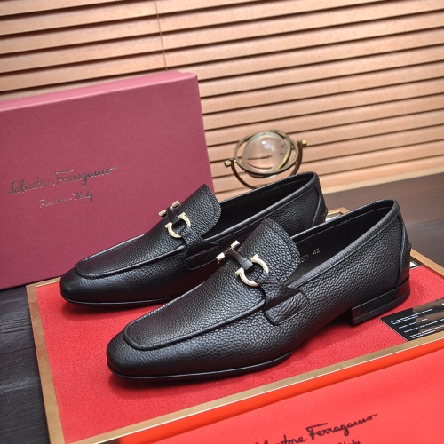 Cheap Salvatore Ferragamo Leather Shoes For Men #1070678 Replica Wholesale [$102.00 USD] [ITEM#1070678] on Replica Salvatore Ferragamo Leather Shoes