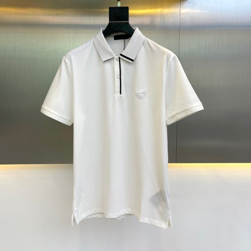 Cheap Prada T-Shirts Short Sleeved For Men #1071074 Replica Wholesale [$42.00 USD] [ITEM#1071074] on Replica Prada T-Shirts