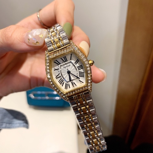 Cheap Cartier Watches For Women #1071695 Replica Wholesale [$29.00 USD] [ITEM#1071695] on Replica Cartier Watches