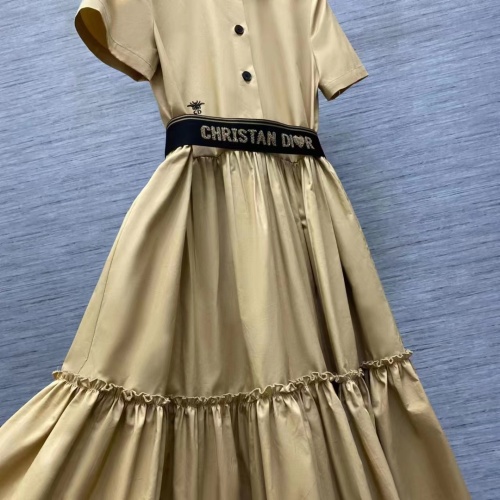 Cheap Christian Dior Dresses Short Sleeved For Women #1072489 Replica Wholesale [$108.00 USD] [ITEM#1072489] on Replica Christian Dior Dresses
